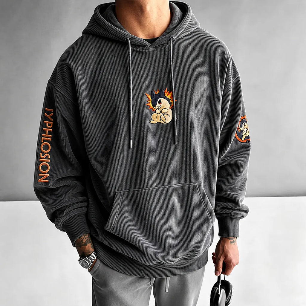 Unisex Anime-print Hoodie