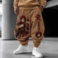 Unisex Anime-print Trousers