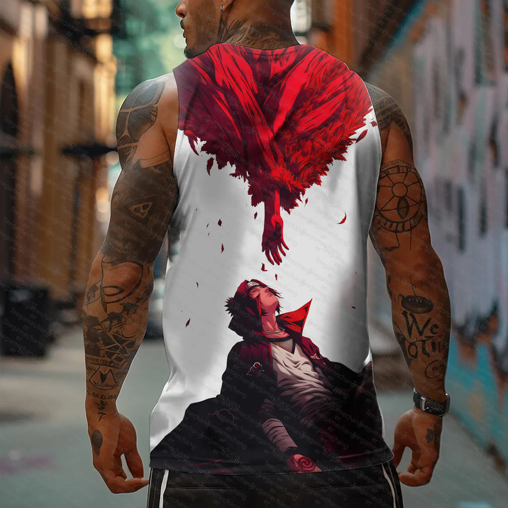 Unisex Anime Graphic Streetwear Tank Top