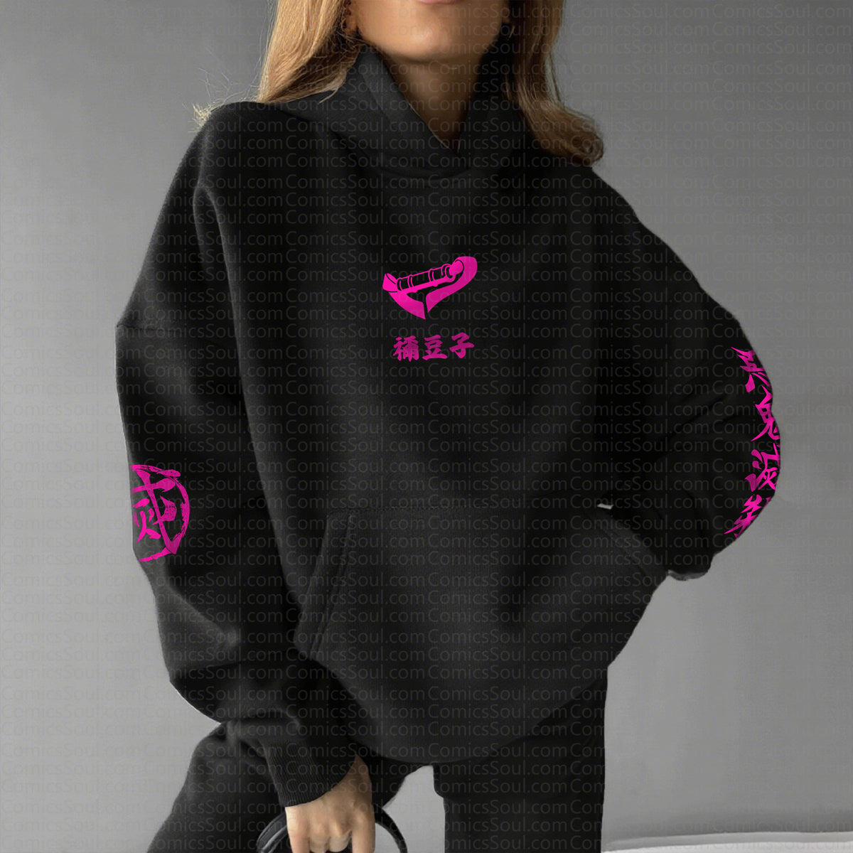 " Comicssoul " Anime Inspired Vintage Hoodie