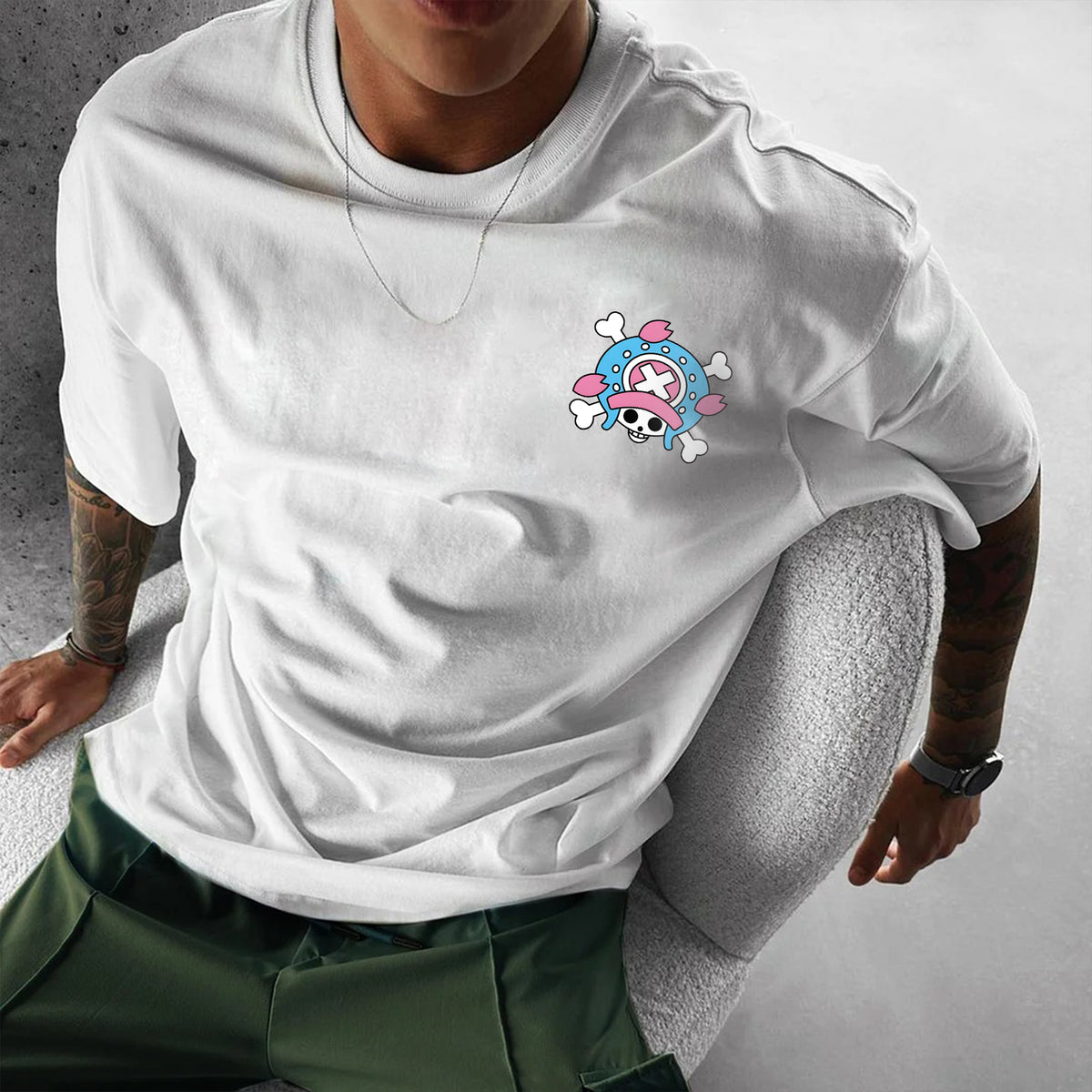 Unisex Anime Inspired Vintage T-Shirt