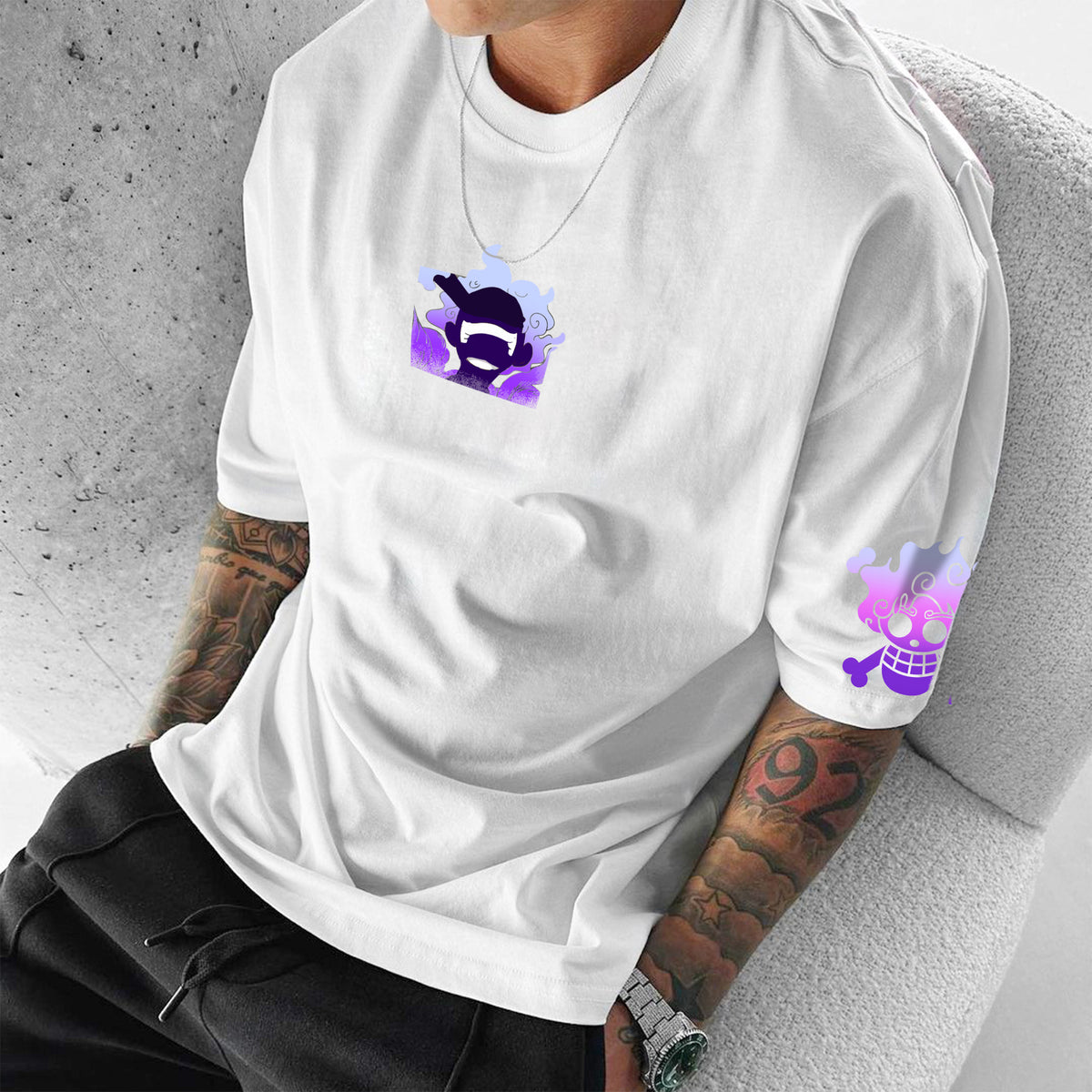 Unisex Anime Inspired Vintage T-Shirt丨Comicssoul