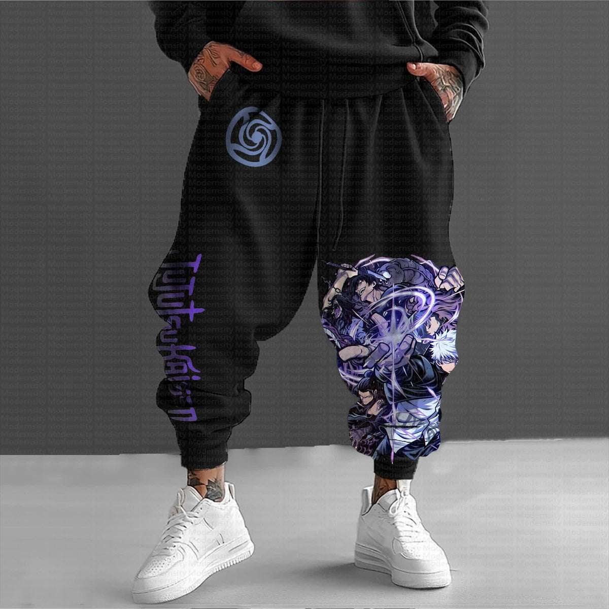 Unisex “JJK”Anime Printed Gift Oversized Regular Athletic Pants