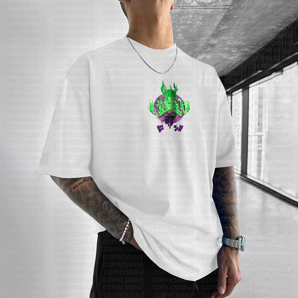 Unisex Anime Inspired Vintage T-Shirt | Comicssoul