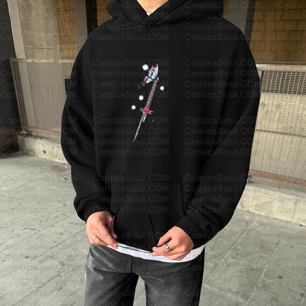 Vintage 3D Direct Inkjet Printed Washed Unisex Plush Hoodie| KNY
