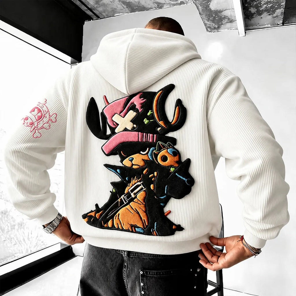 Unisex Anime-print Hoodie