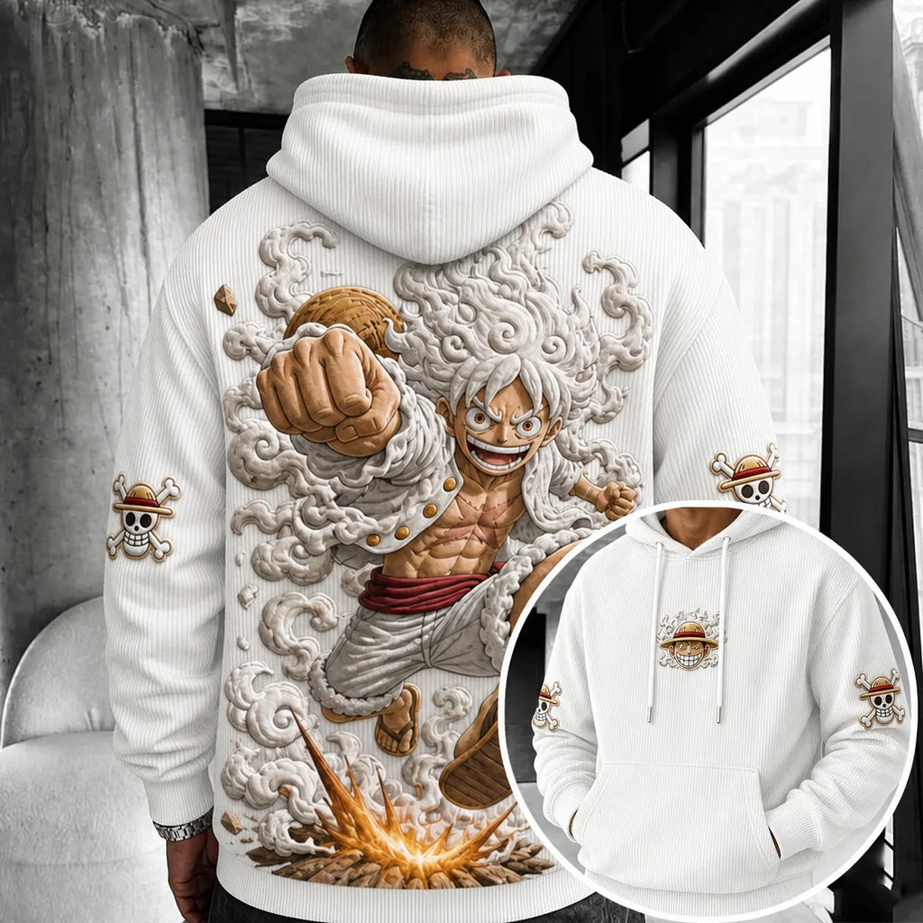 Unisex Anime-print Hoodie