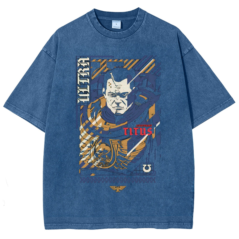 Unisex Fit Washed T-Shirt 丨WH40K