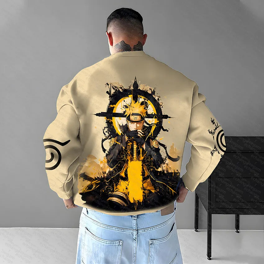 Unisex Naruto Anime Graphic Streetwear Sweatshirt