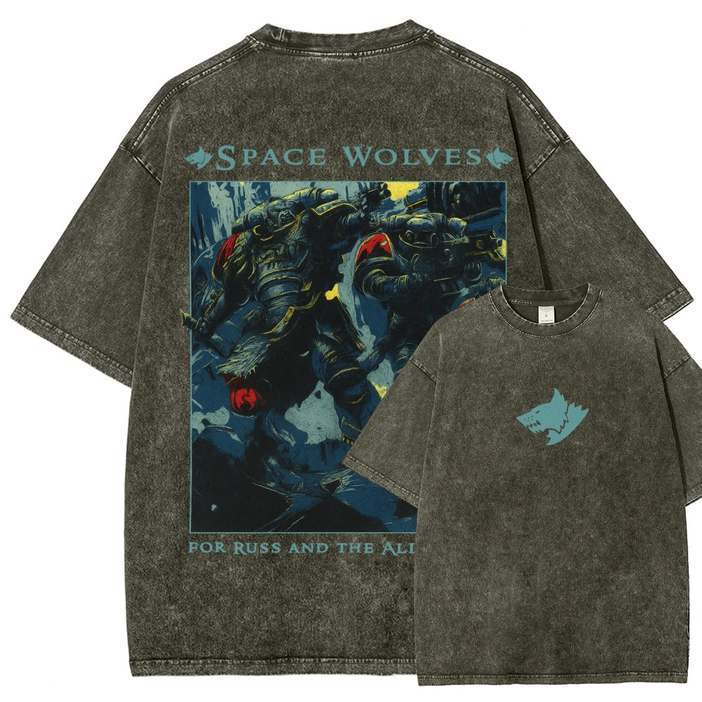 Unisex Fit Washed T-Shirt 丨WH40K