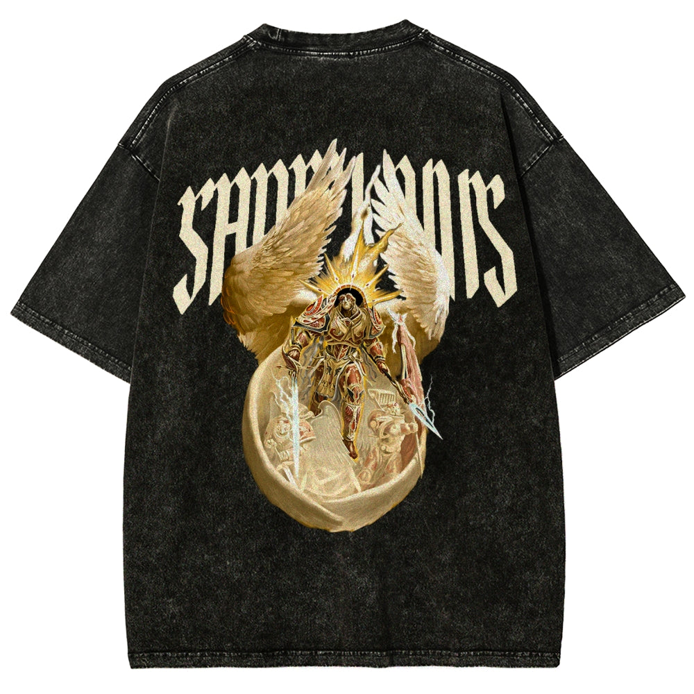 Unisex Fit Washed T-Shirt 2508010341丨WH40K