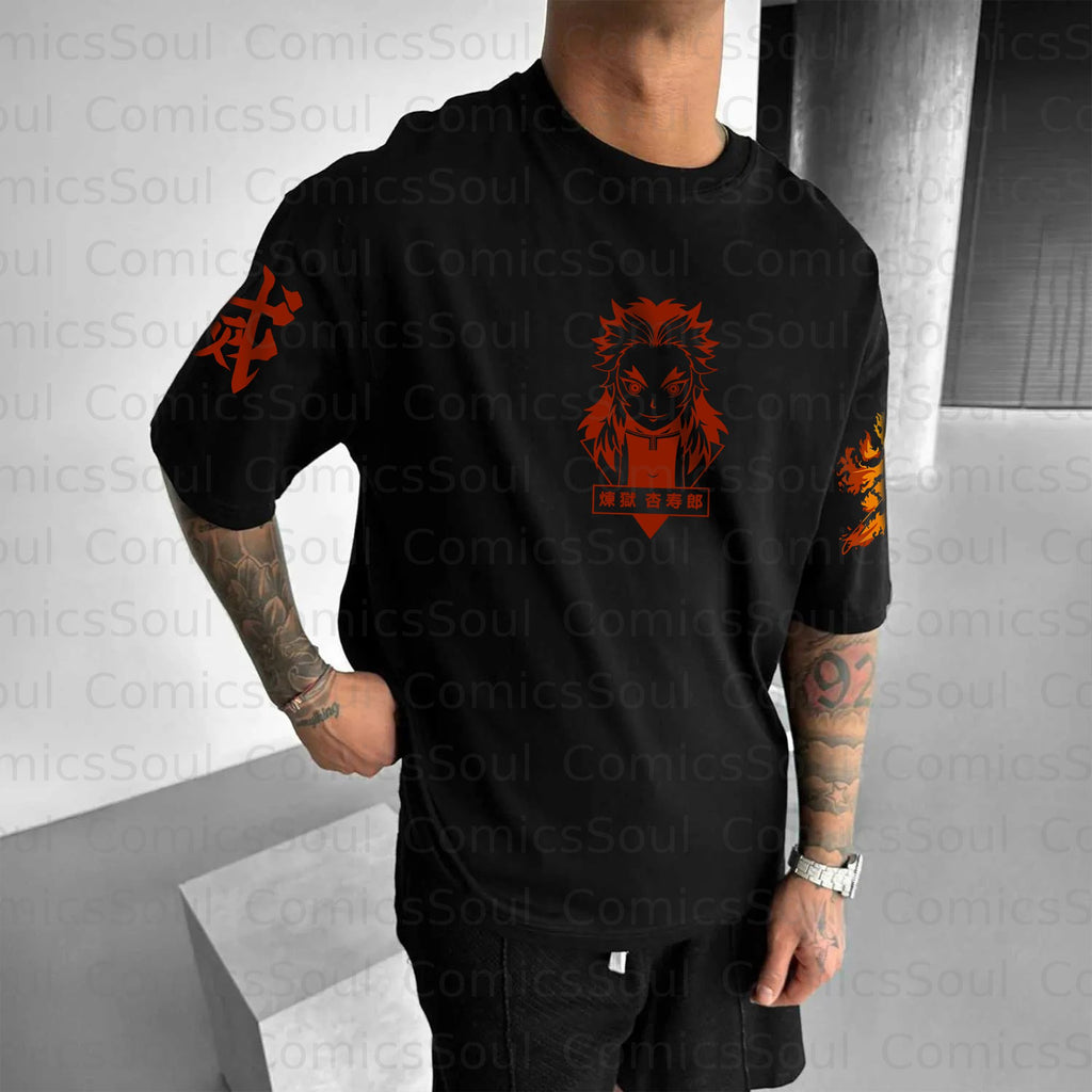 Unisex Anime Halloween Inspired Vintage T-Shirt