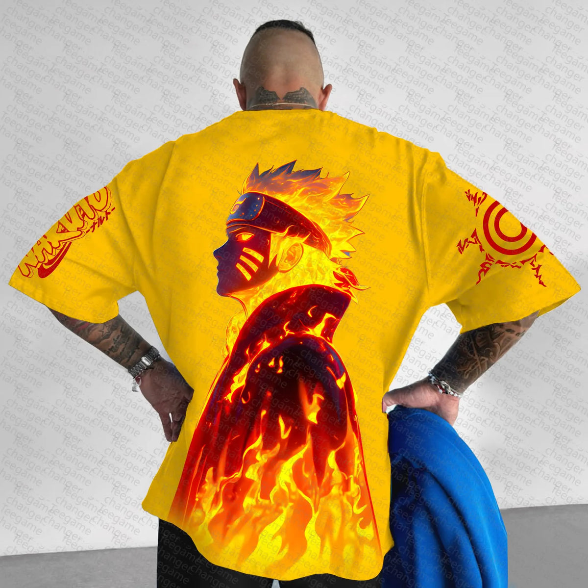 Unisex Naruto Anime Graphic Streetwear T-Shirts