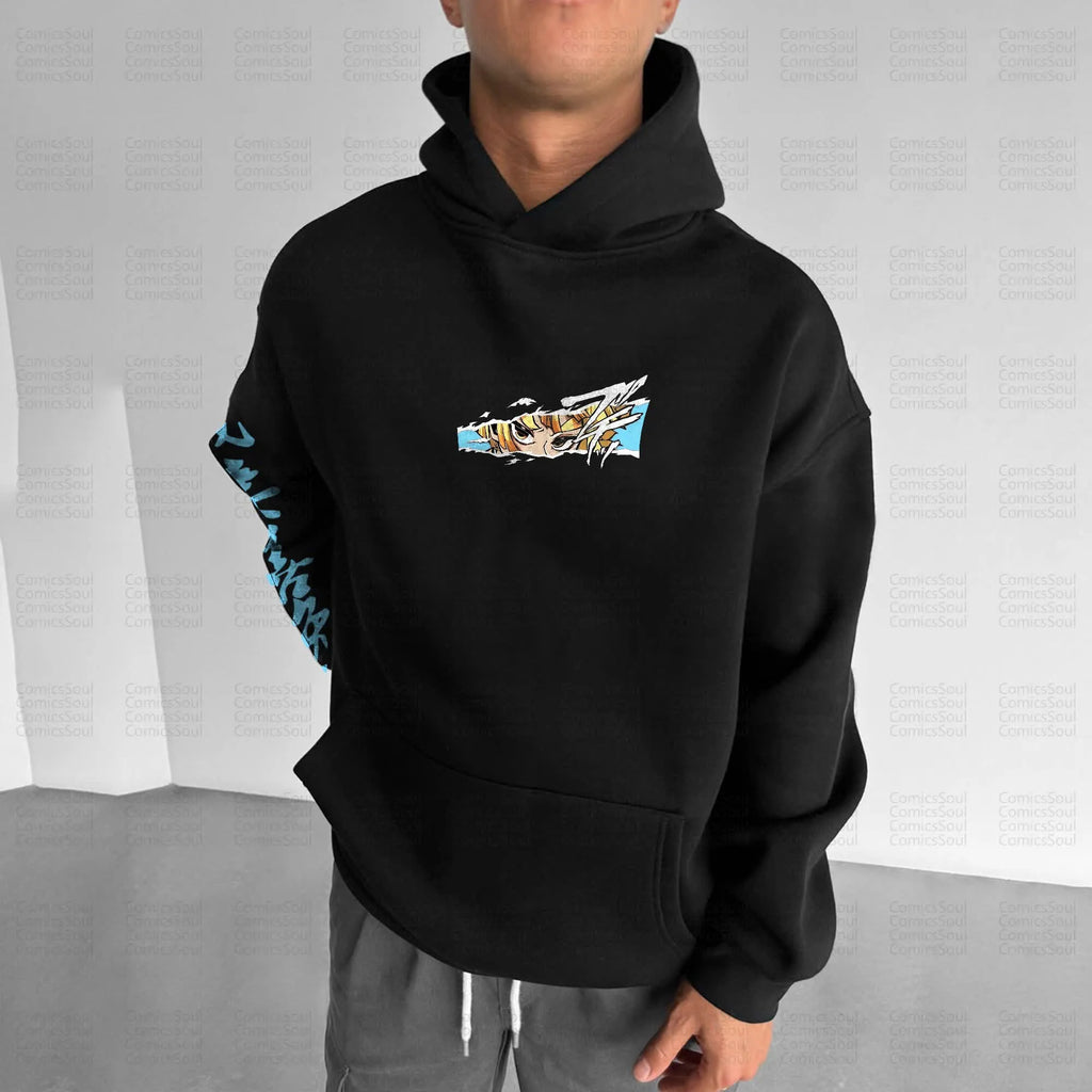 Unisex Anime Graphic Streetwear Vintage Hoodie丨Comicssoul