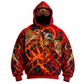 Halloween Anime-Print Hoodie
