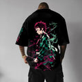 Unisex  " Demon slayer " Anime Inspired Vintage T-Shirt| KNY