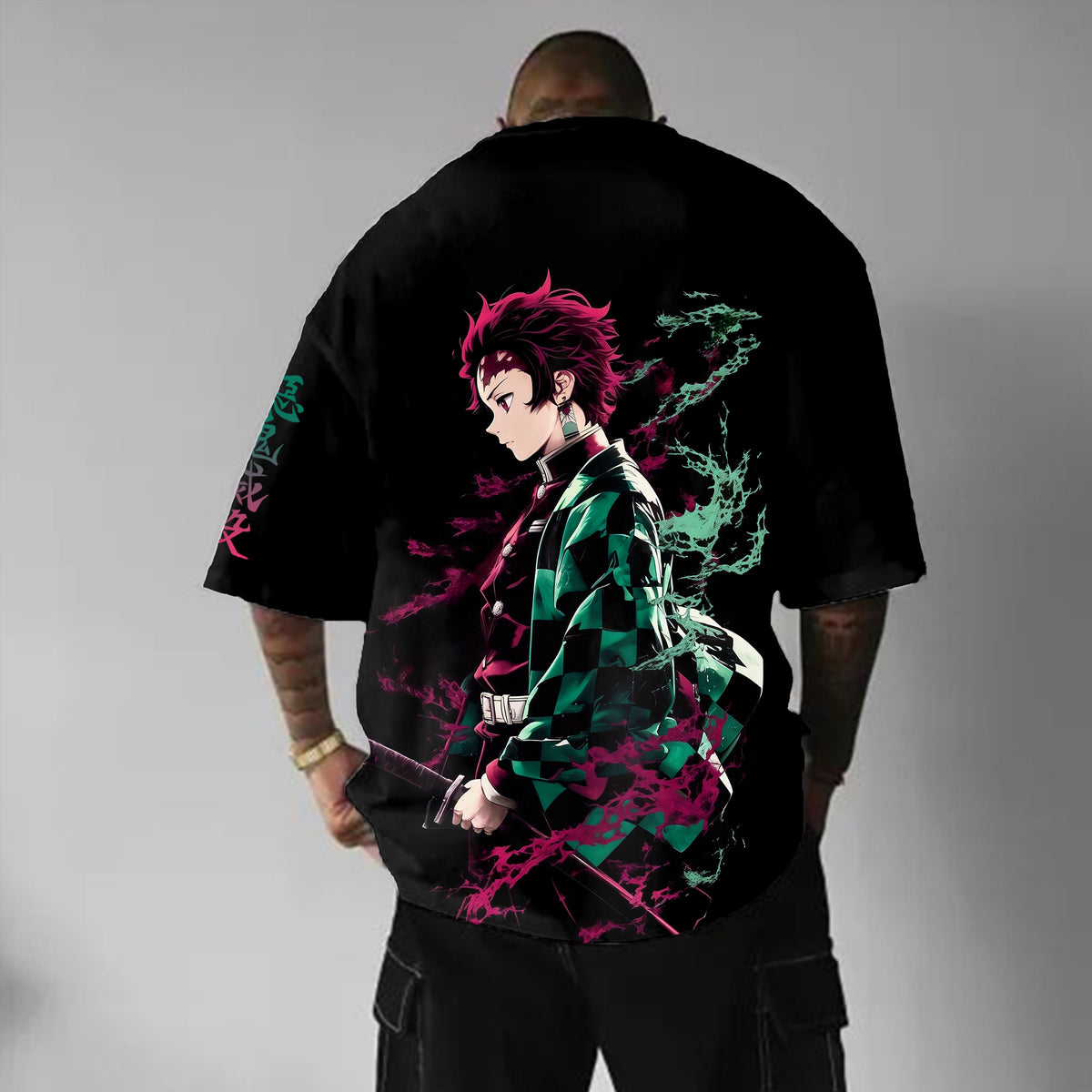 Unisex  " Demon slayer " Anime Inspired Vintage T-Shirt| KNY