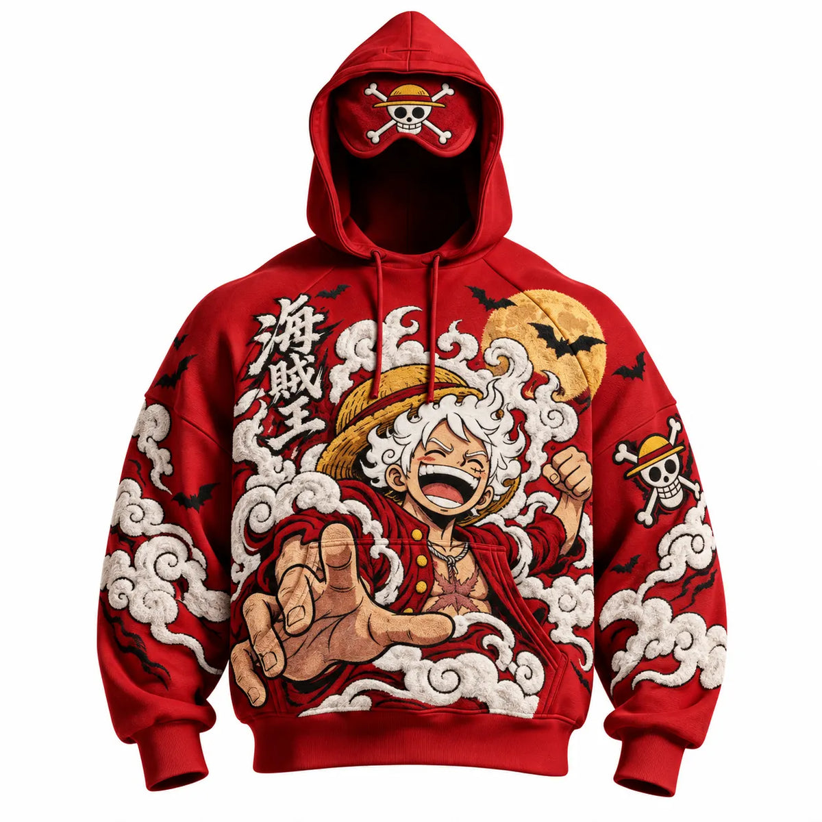 Halloween Anime-Print Hoodie