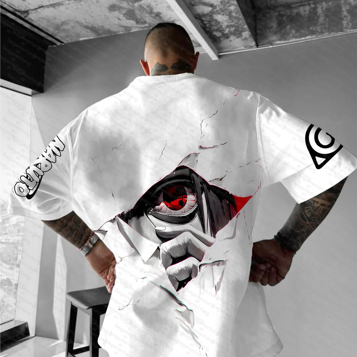 Unisex Naruto Anime Graphic Streetwear T-Shirts
