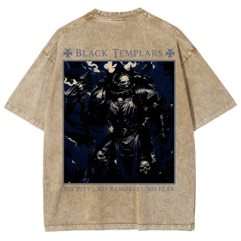 Vintage Casual Washed T-Shirt 2509002319丨WH40K