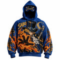 Halloween Anime-Print Hoodie