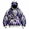 Halloween Anime-Print Hoodie