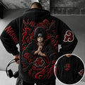 Unisex Anime-print Hoodie