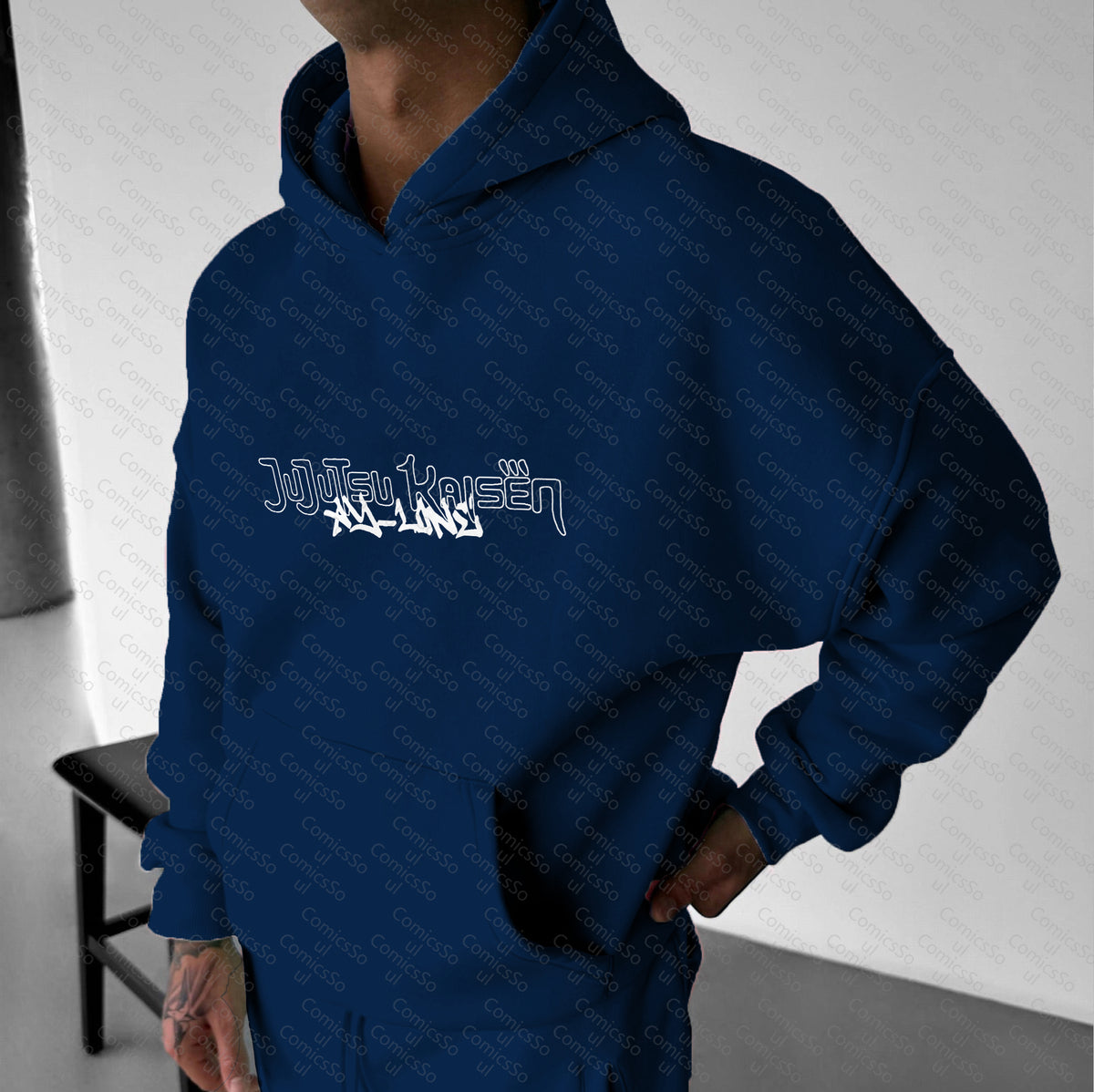 Unisex “ Comicssoul   ” Graphic Streetwear Vintage Hoodie
