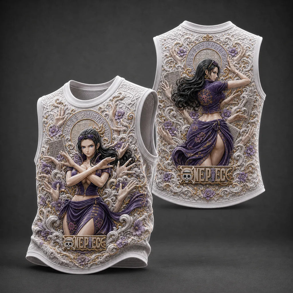 Pirate Crew Graphic Crew-Neck Tank Top
