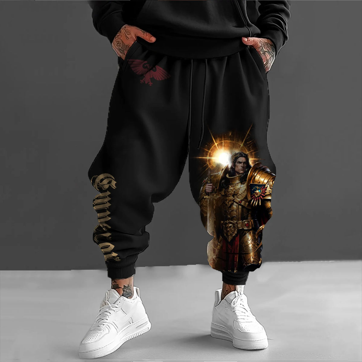 Emperor Of Mankind of WH40K  Art  Casual Streetwear Pants