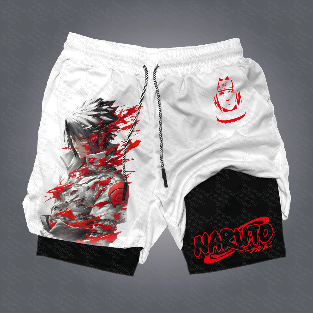 Unisex Naruto Anime Graphic Streetwear Shorts