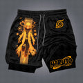 Unisex Naruto Anime Graphic Streetwear Shorts