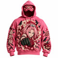 Halloween Anime-Print Hoodie