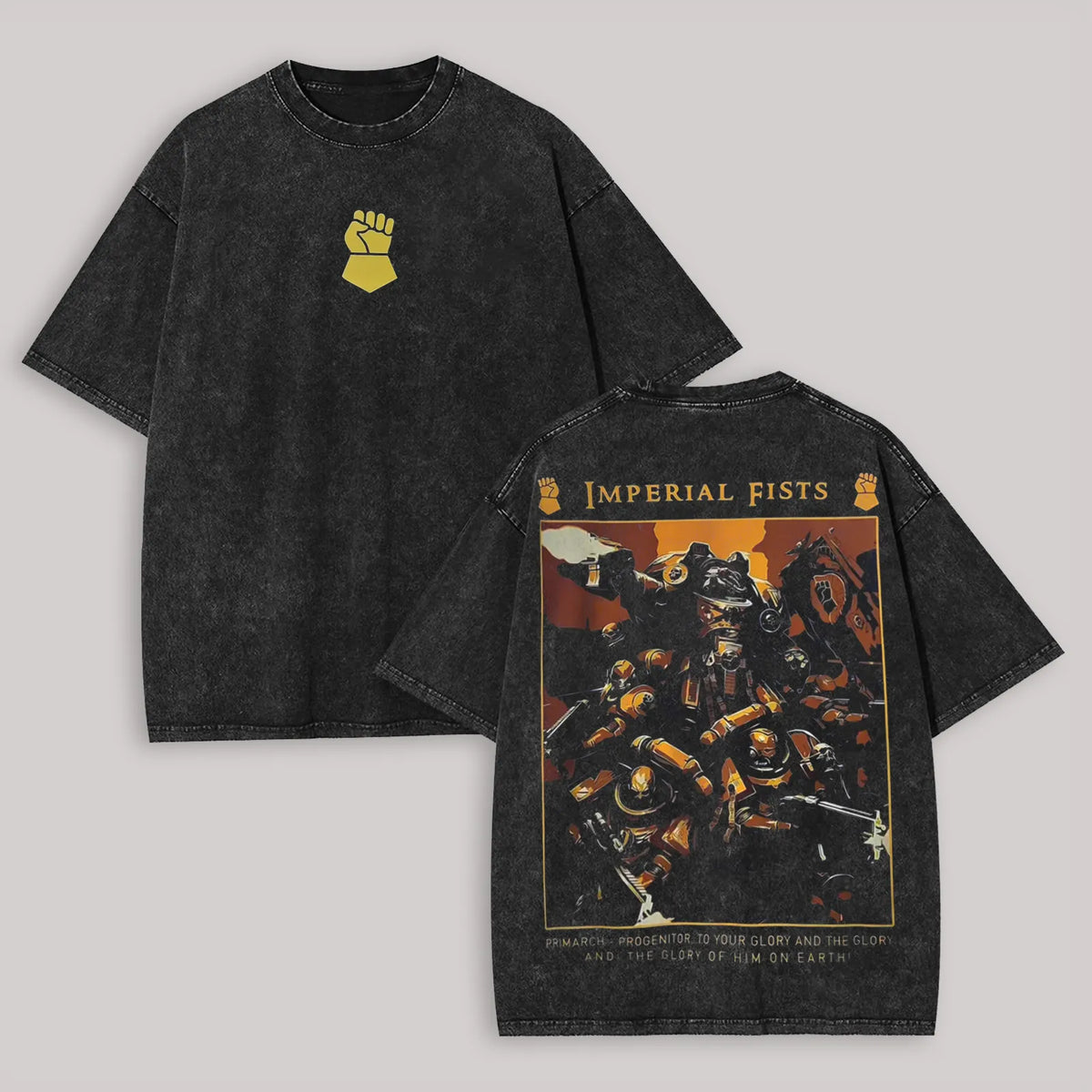 Imperial Fists Printed Unisex Washed T-Shirt