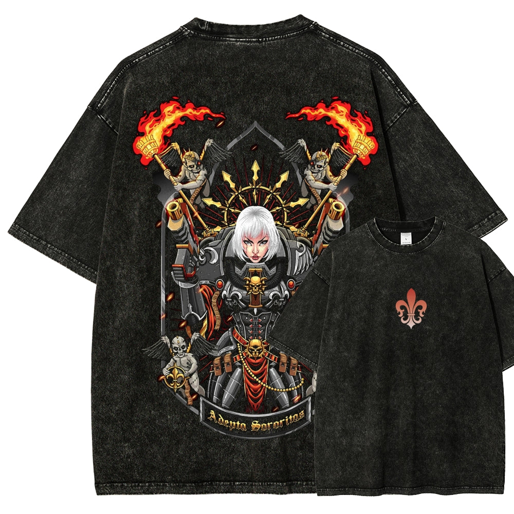 Unisex Fit Washed T-Shirt 丨WH40K