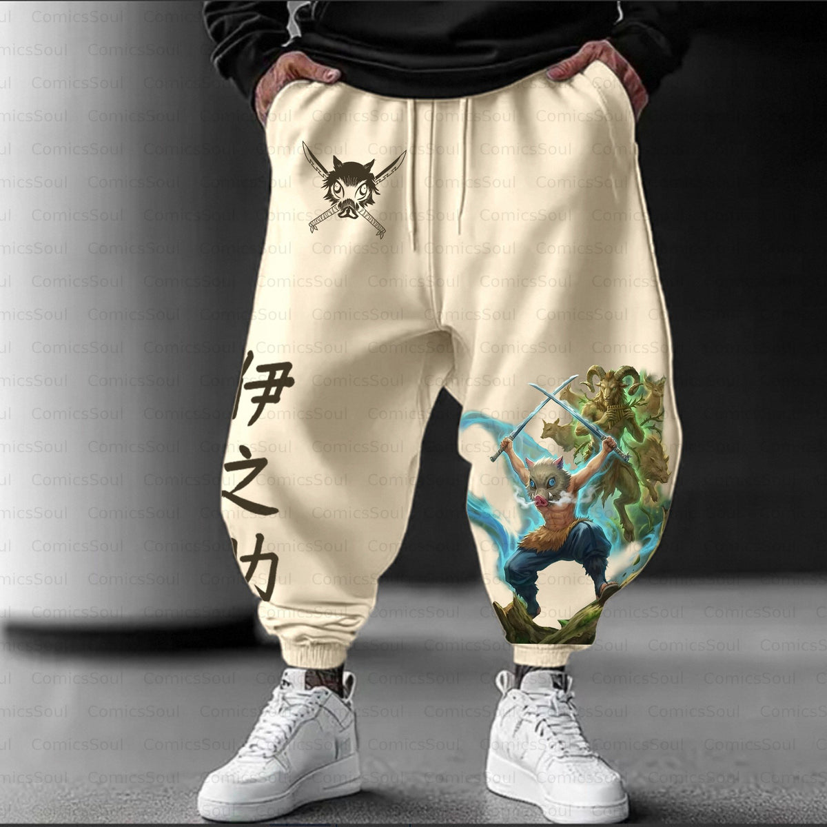 Unisex Casual Streetwear Plush Pants