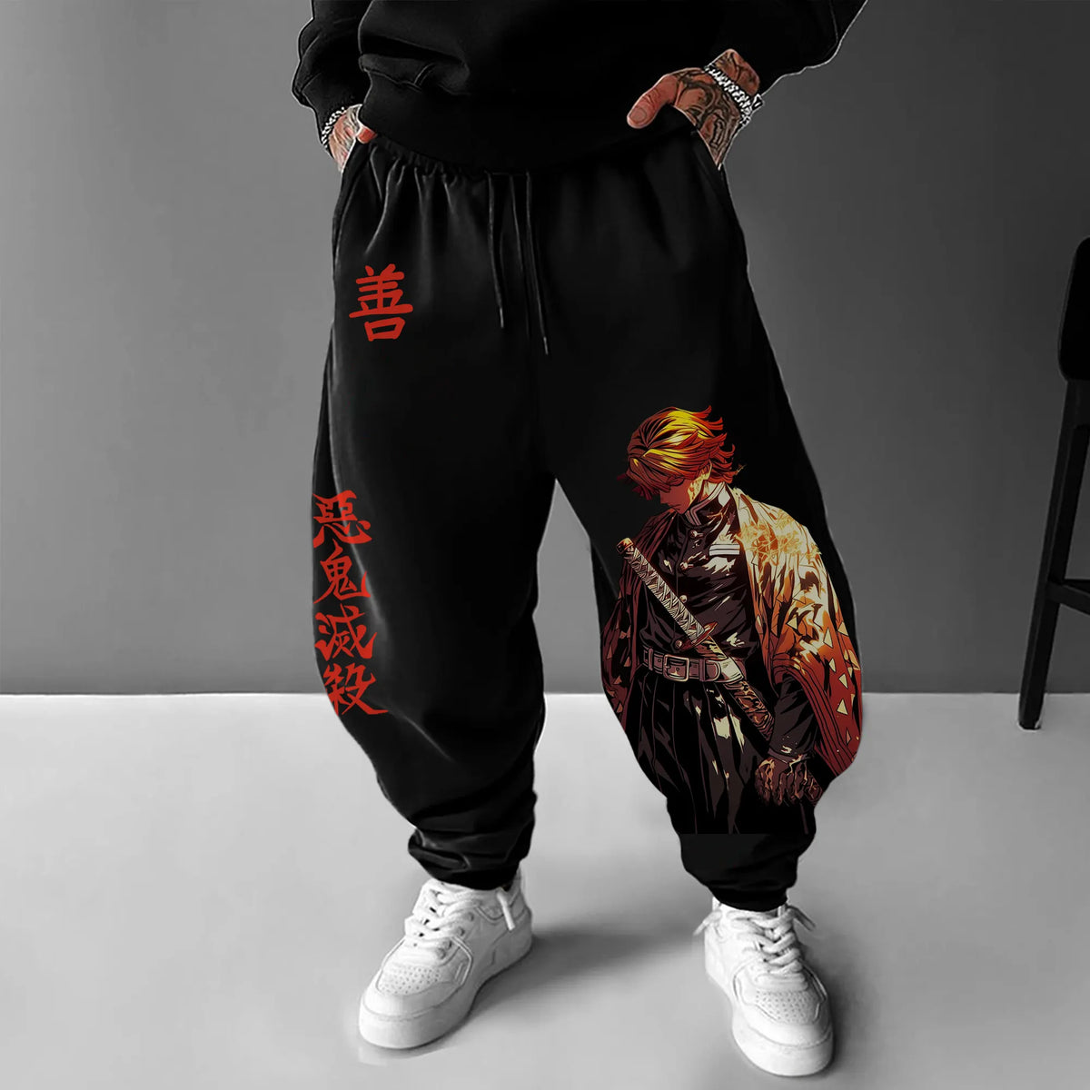 Unisex “  Demon slayer ” Casual Streetwear Pants| KNY