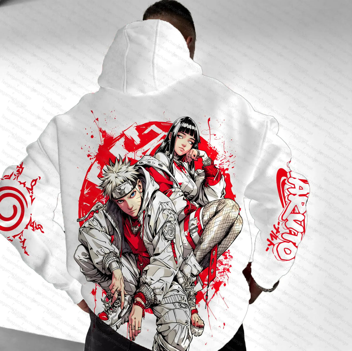 Unisex Naruto Anime Graphic Streetwear Hoodie