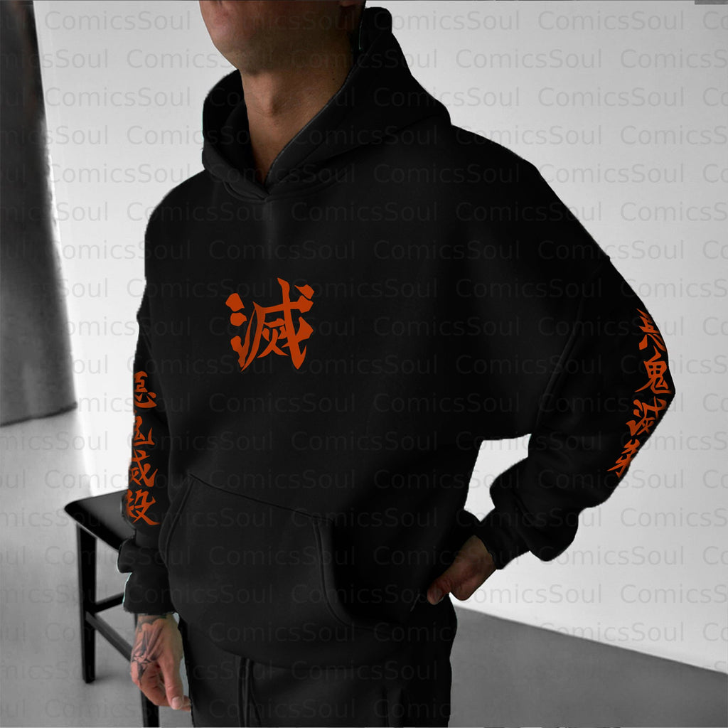 Unisex Halloween Anime Graphic Streetwear Vintage Hoodie