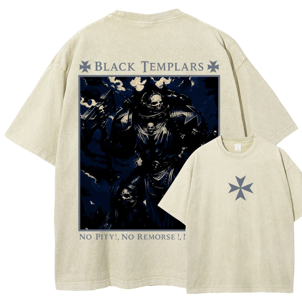 Vintage Casual Washed T-Shirt 2509002319丨WH40K