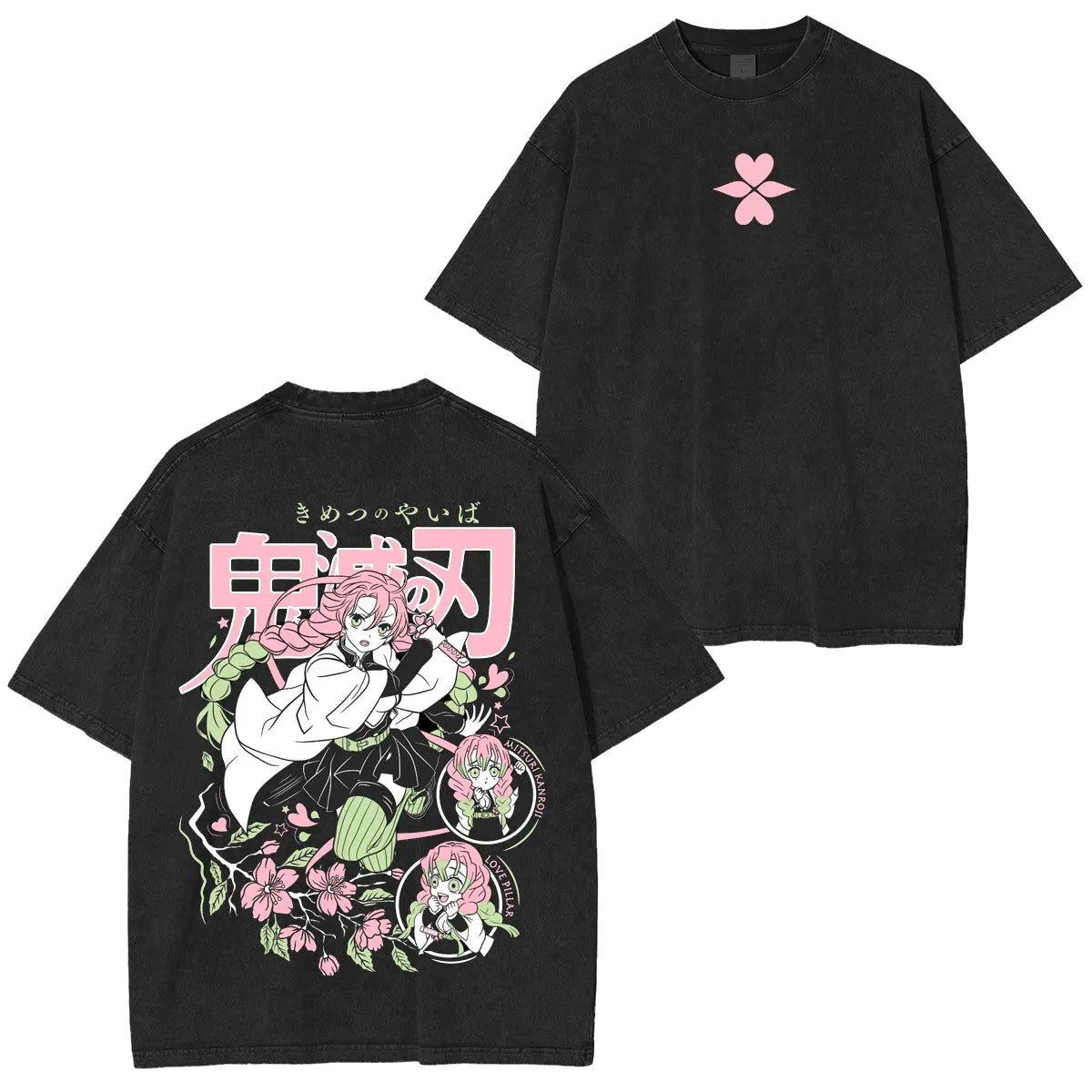 Mitsuri Kanroji,Anime Anime Unsiex Washed T-Shirt| KNY