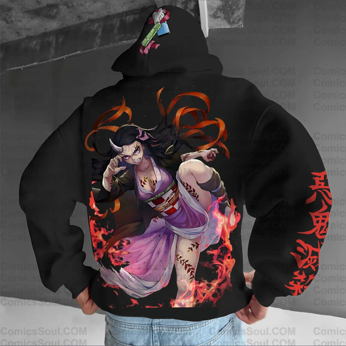 Unisex Anime Graphic Streetwear Vintage Plush Hoodie| KNY