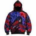 Halloween Anime-Print Hoodie