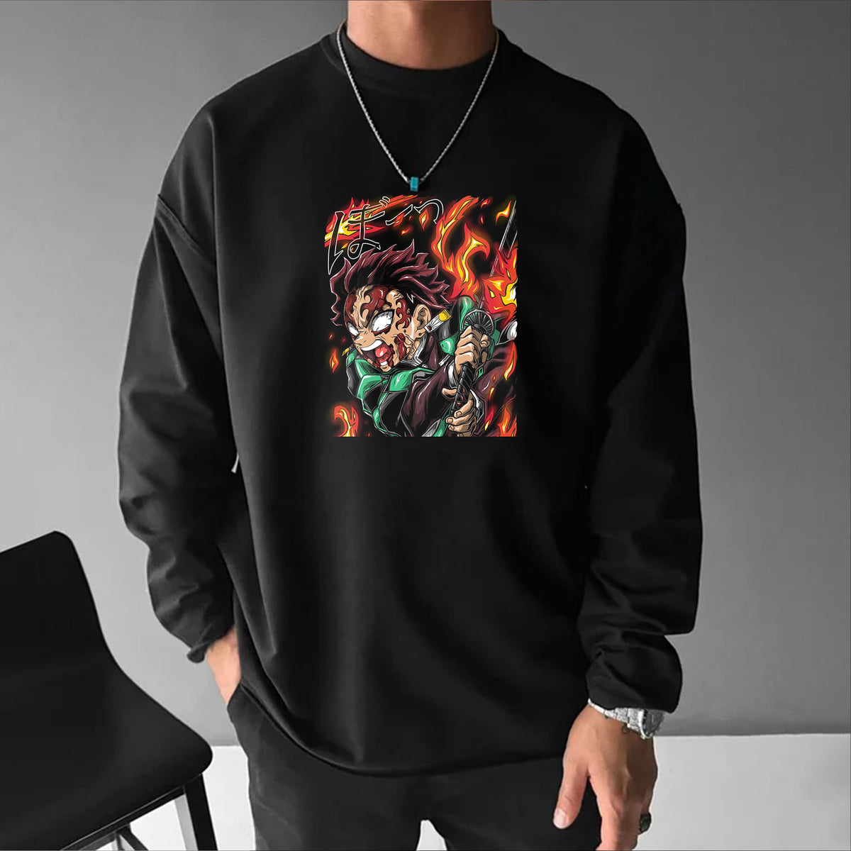Unisex Anime Inspired Long Sleeve T-shirts| Demon slayer| KNY