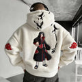 Color Blocked Plush Hoodie