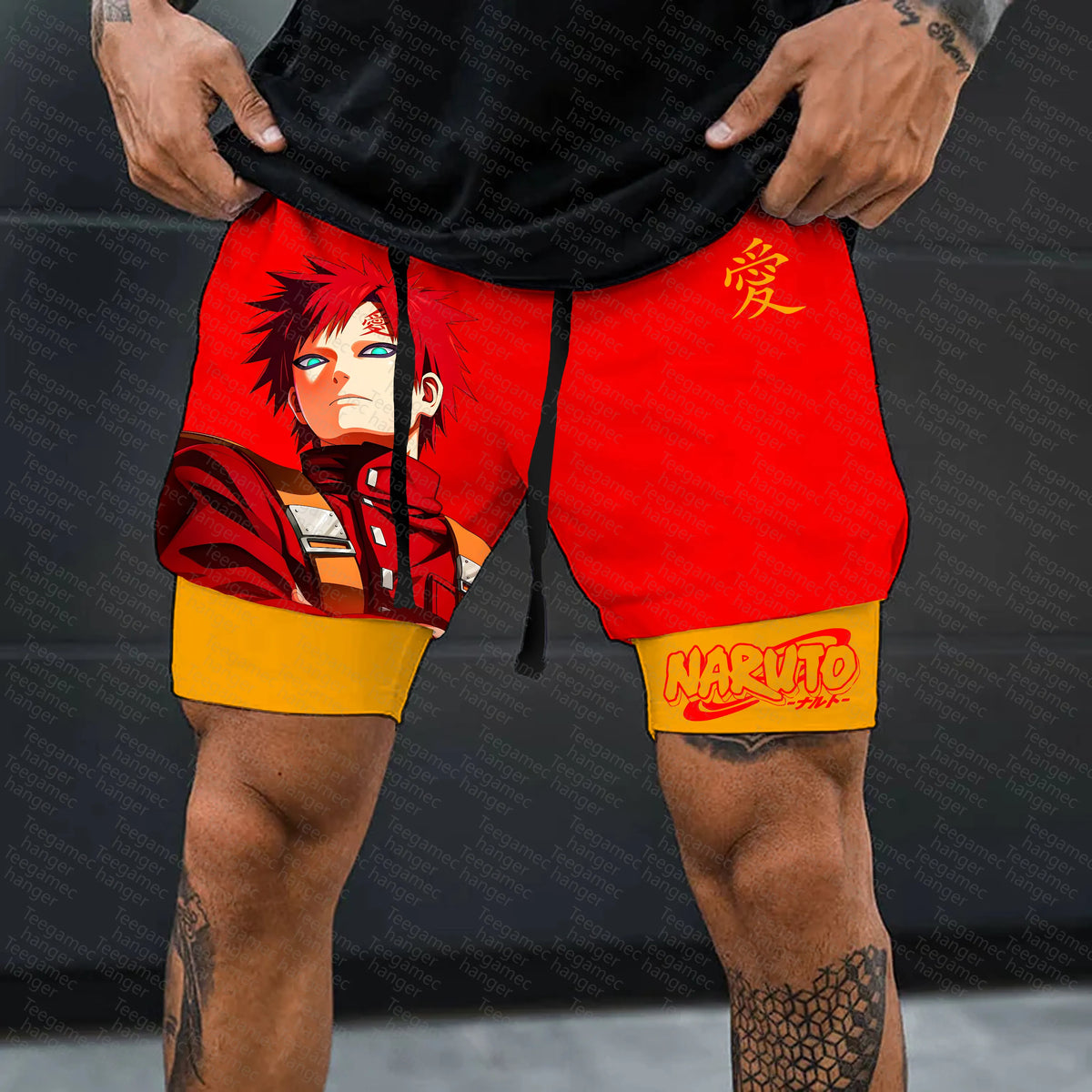 Unisex Naruto Anime Graphic Streetwear Shorts