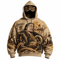 Halloween Anime-Print Hoodie
