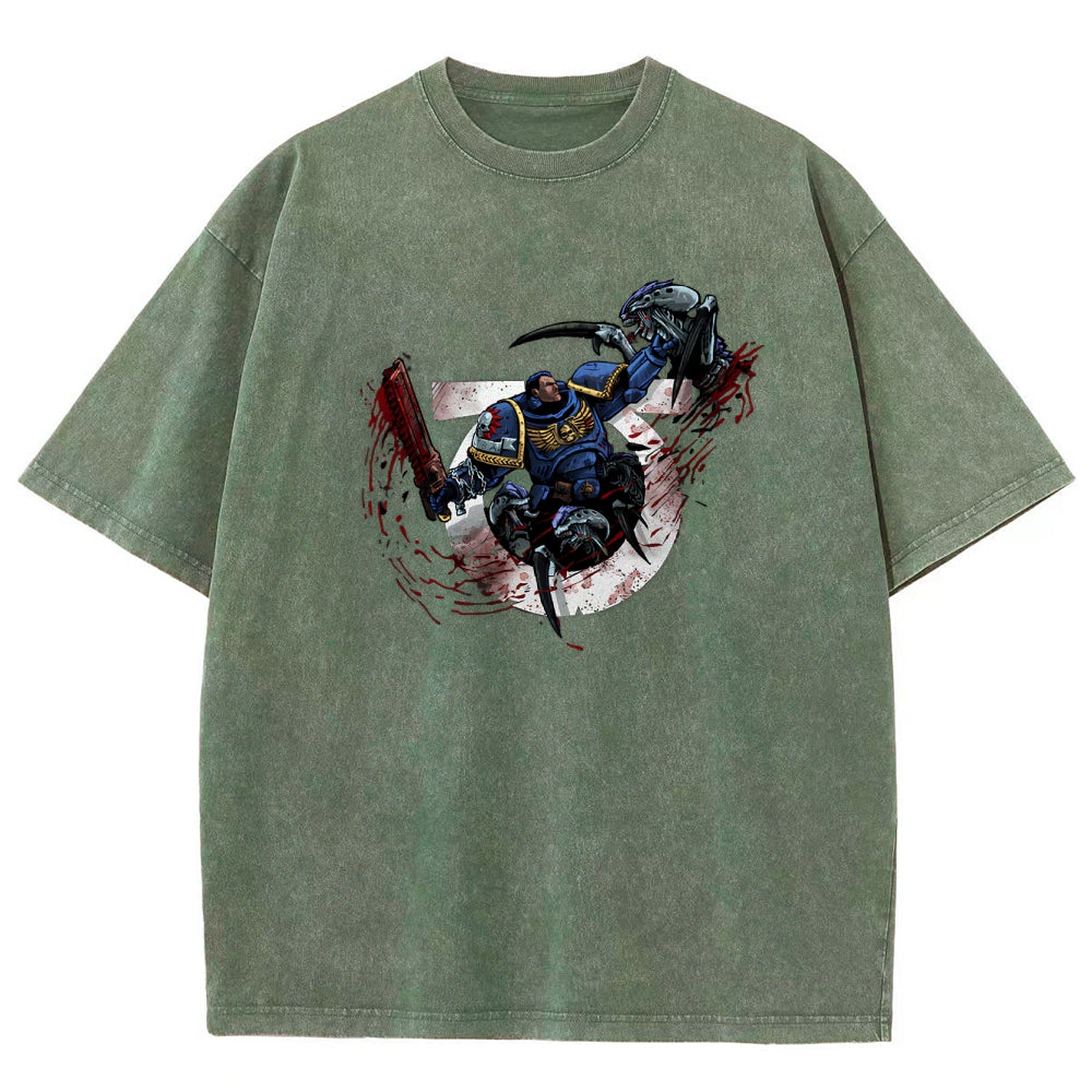 Unisex Fit Washed T-Shirt 丨WH40K