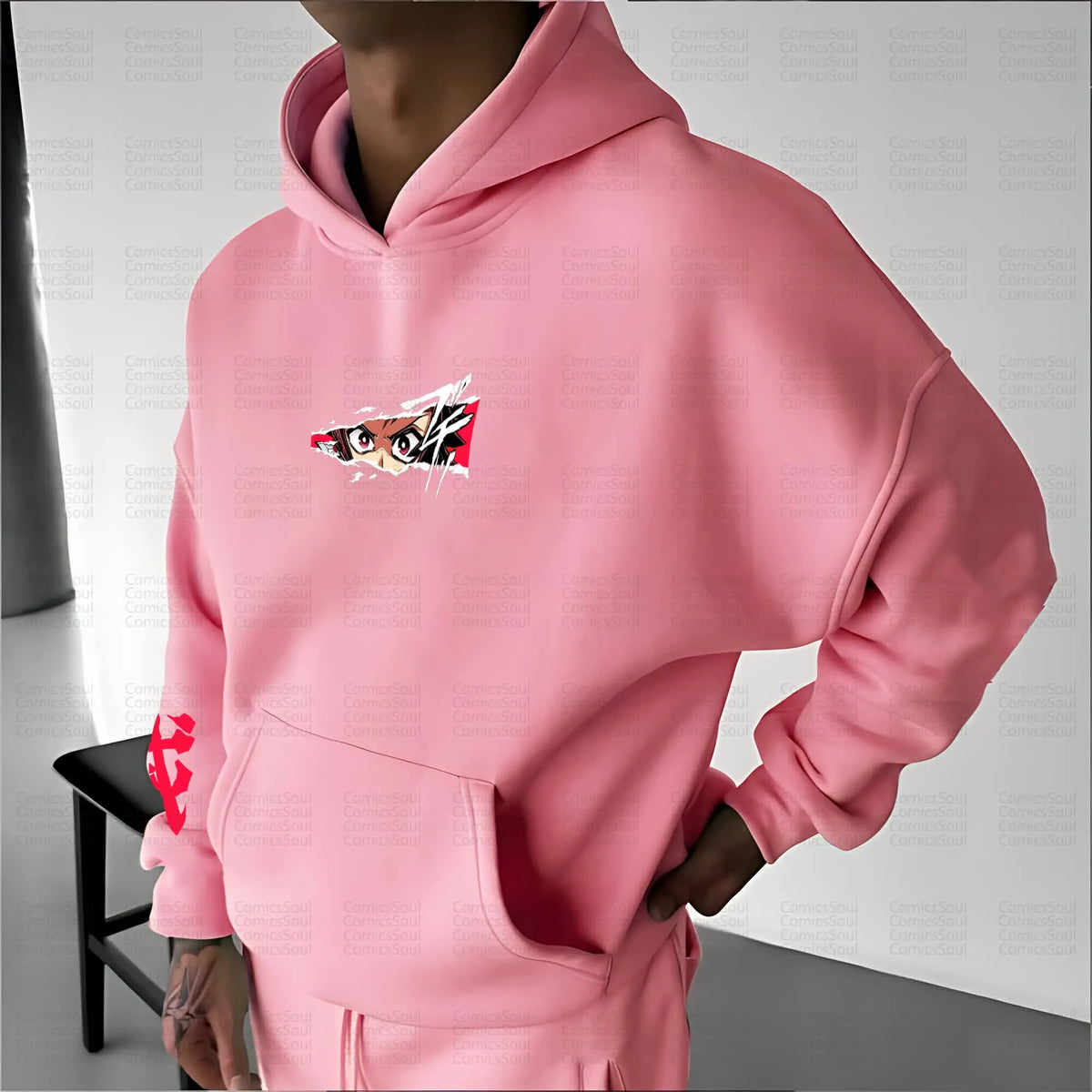 Unisex Anime Graphic Streetwear Vintage Hoodie丨Comicssoul
