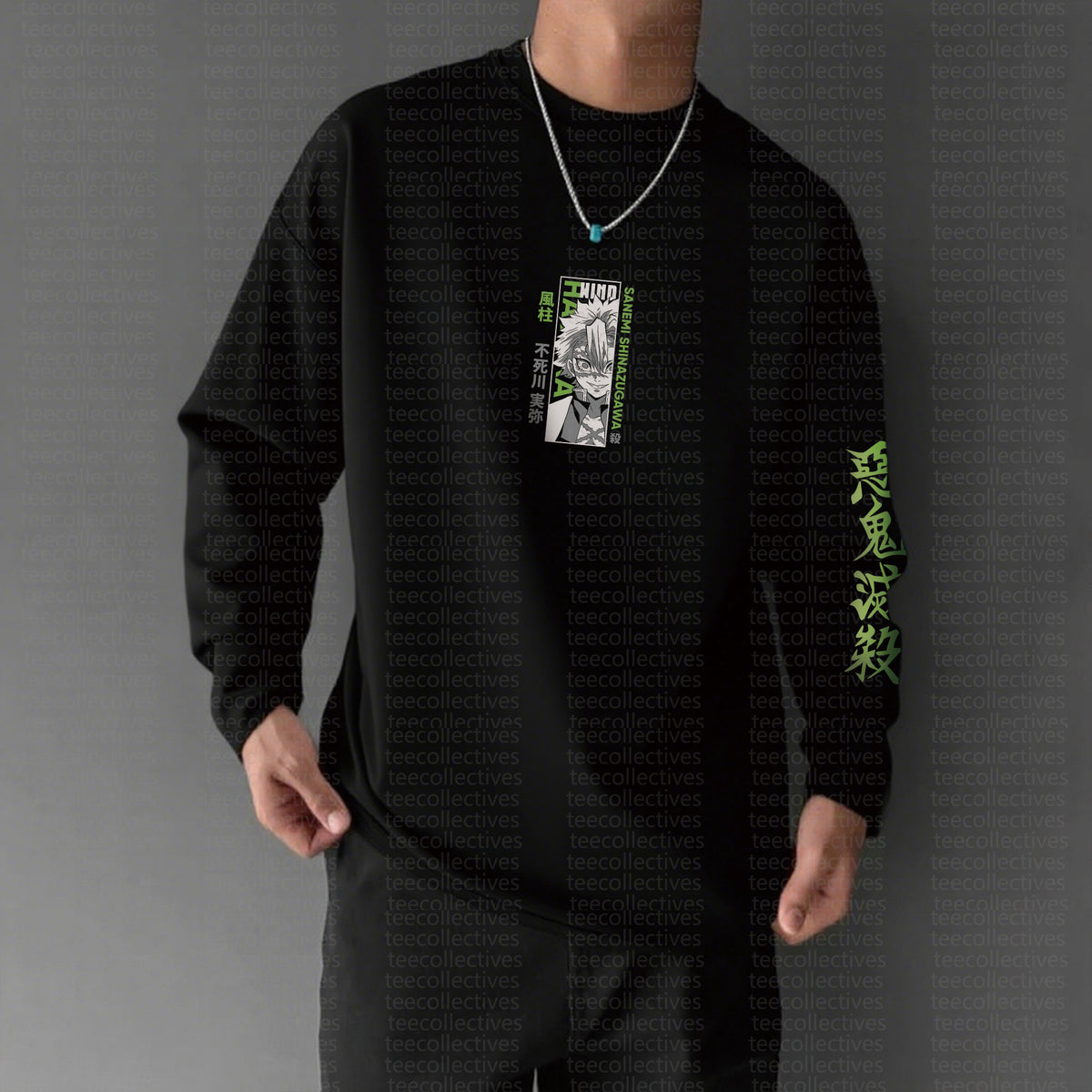 Unisex “KNY” Anime Graphic Streetwear Vintage Long-Sleeved T-shirt